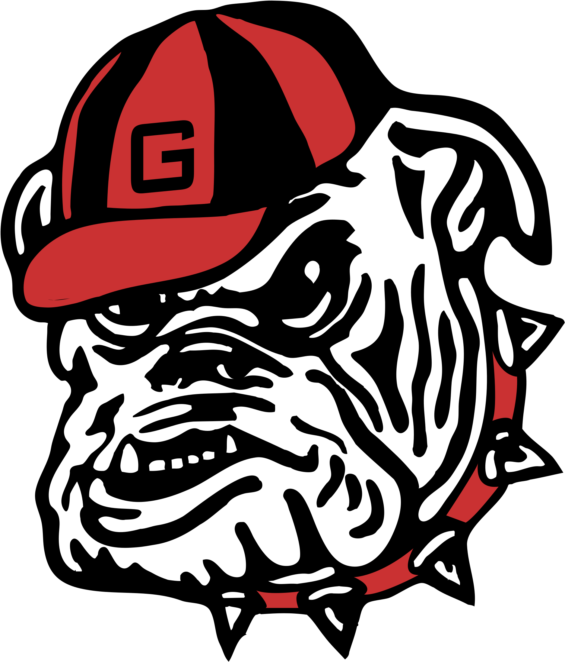 Georgia Bulldogs Logo - Georgia Bulldog Baseball Logo (2400x2400)