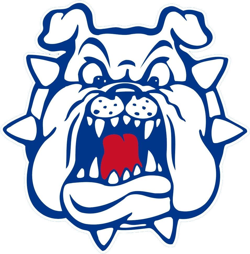 Fresno State - Fresno State Bulldog Logo (1365x1024)