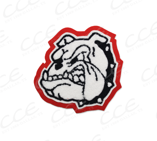 Mckinney North Hs Bulldog Head Sleeve Mascot - Australian Bulldog (500x500)