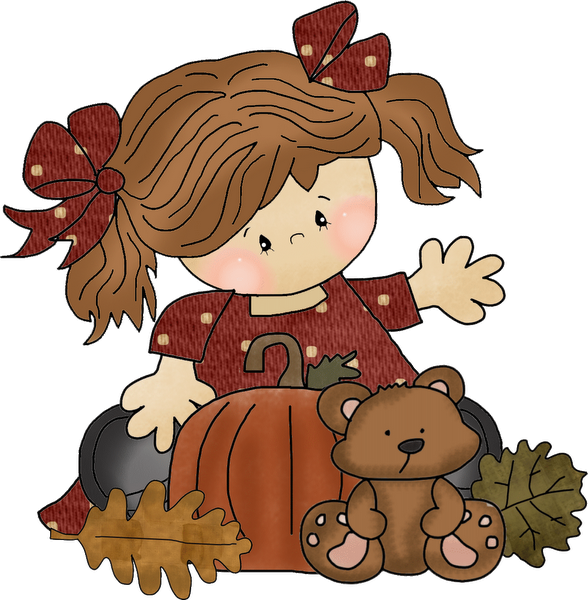 Bonecas & Meninas - Clip Art (588x600)