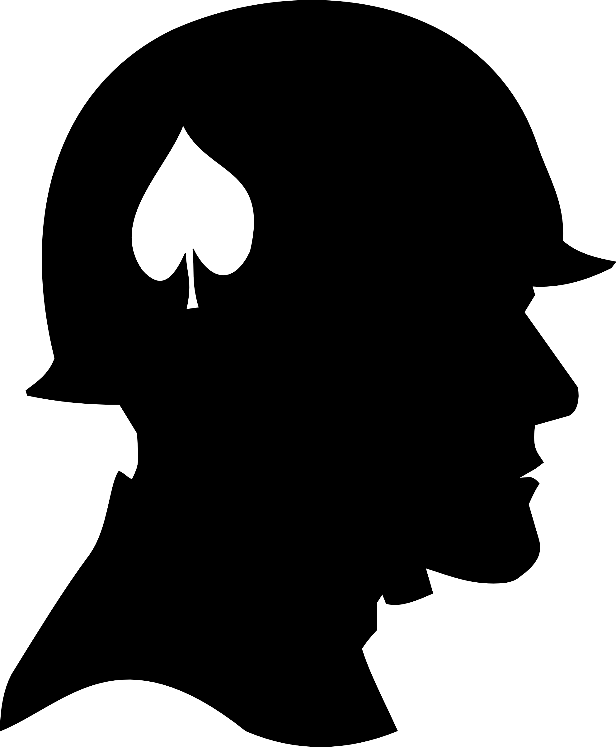 13 Soldier Silhouette Free Cliparts That You Can Download - Symbols Of War And Peace (1979x2400)