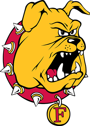 Bulldog Logo - Ferris State Bulldog Logo (300x418)