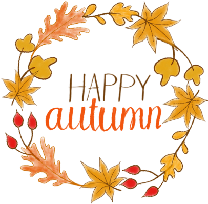 Happy Autumn Hand Drawn Stickers Messages Sticker-3 - Happy Autumn Hand Drawn Stickers Messages Sticker-3 (408x408)