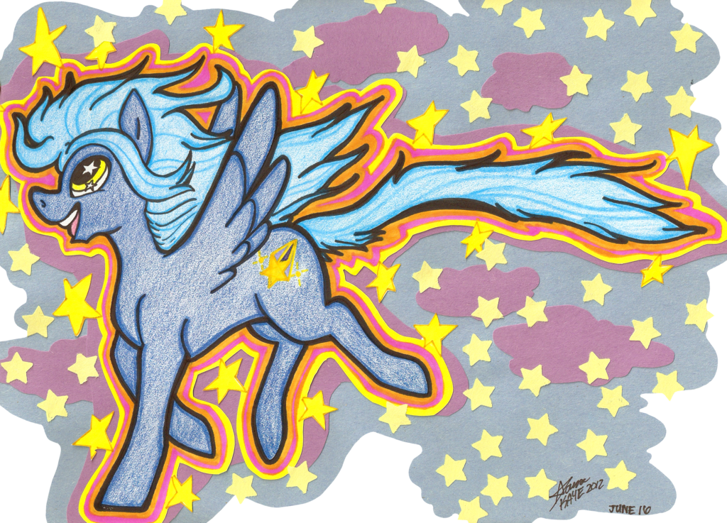 Shootingstar Pony By Simplysassfras On Clipart Library - Illustration (1024x737)