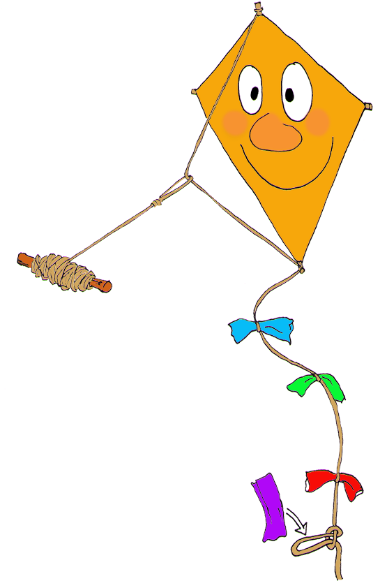 Making A Kite For Autumn Activities - Kite (562x876)