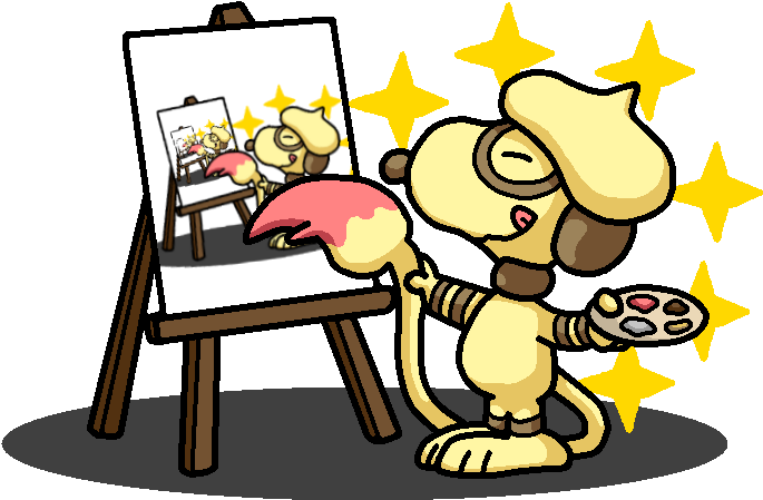 Shiny Smeargle Snoopy By Shawarmachine - Peanuts Shiny (800x600)