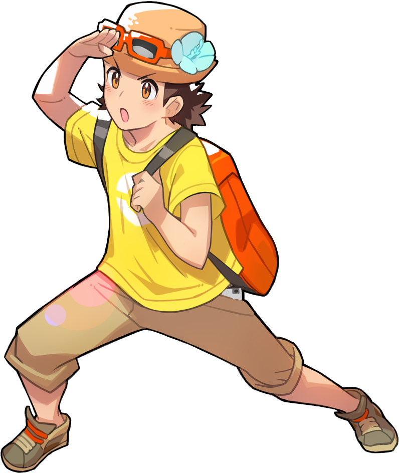 Just Don't Let That Phone Slip And Fall Out Of Your - Pokemon Couple Trainer Class (834x983)