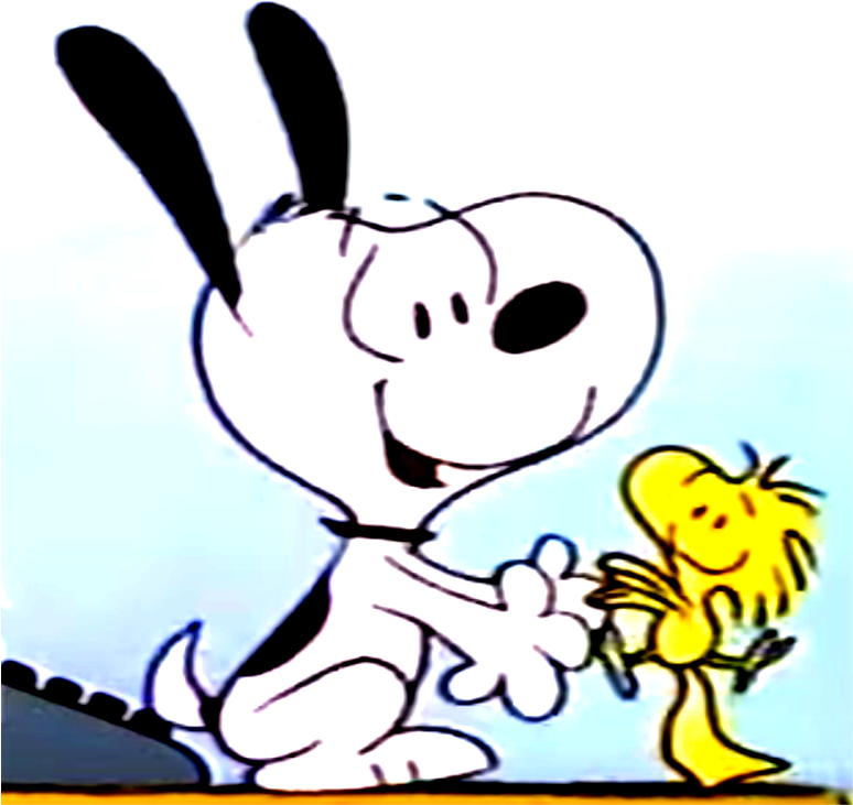 Snoopy E Woodstock Compartilhando Alegria By Bradsnoopy97 - Woodstock (773x762)