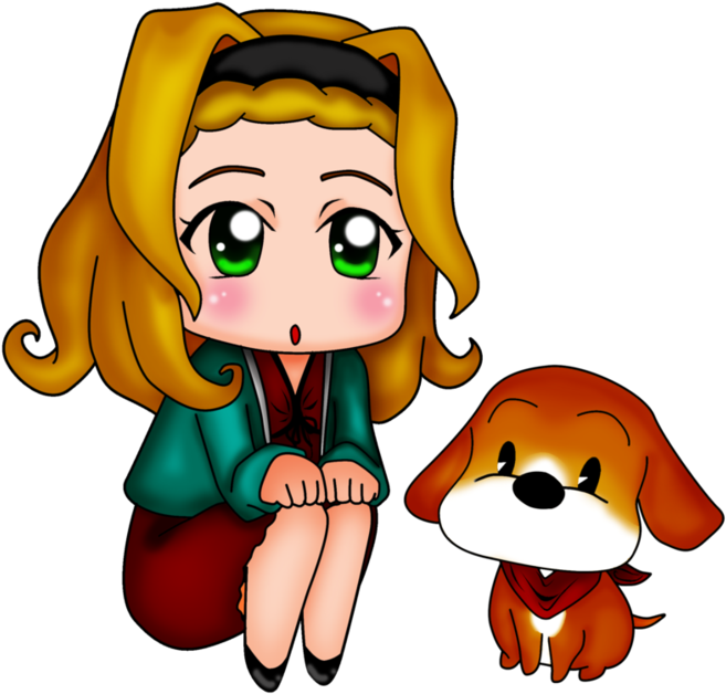 Muffy And Dog By Agnitami - Story Of Seasons (752x1063)