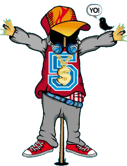 Fall Festival Teen Ticket - Scarecrow In Hip Hop Style Bag (434x616)