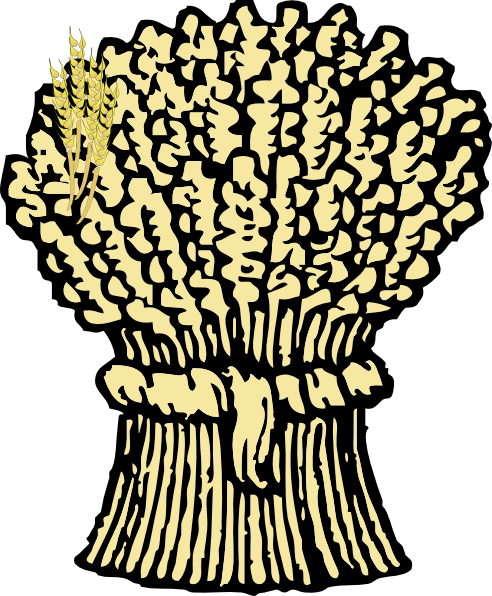 Food-wheat Clip Art At Clker - Grain Clipart (492x596)