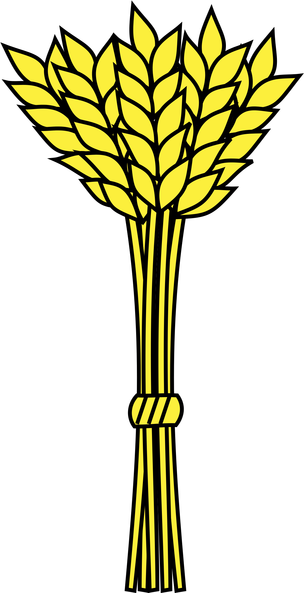 Open - Wheat Bundle Clip Art (2000x2828)