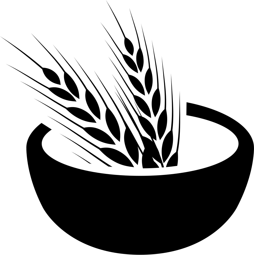 Wheat Grains On A Bowl Comments - Grains Icon (980x981)
