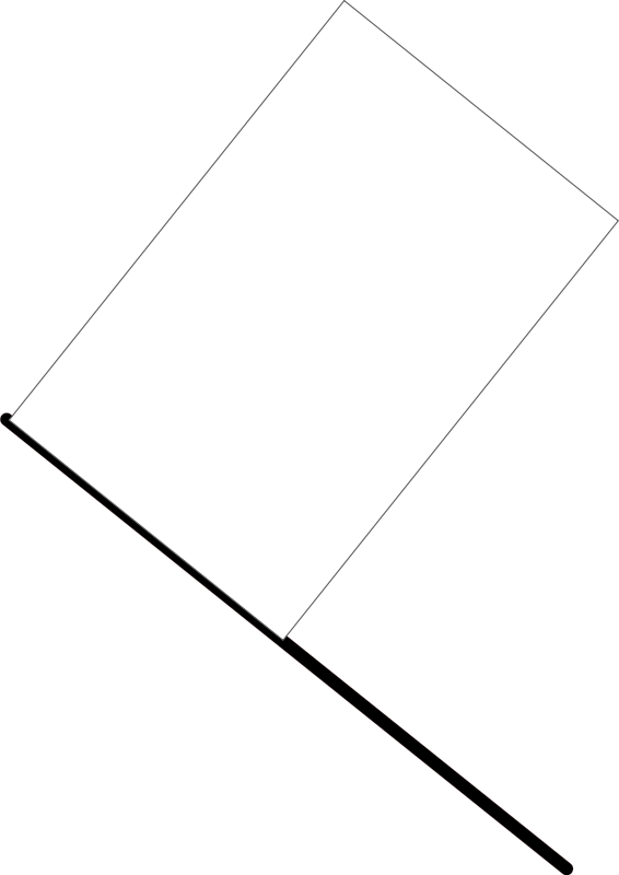 White Flag Picture - Openclipart (566x800)