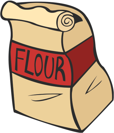 Wheat Flour Clip Art - Flour Clipart (500x548)