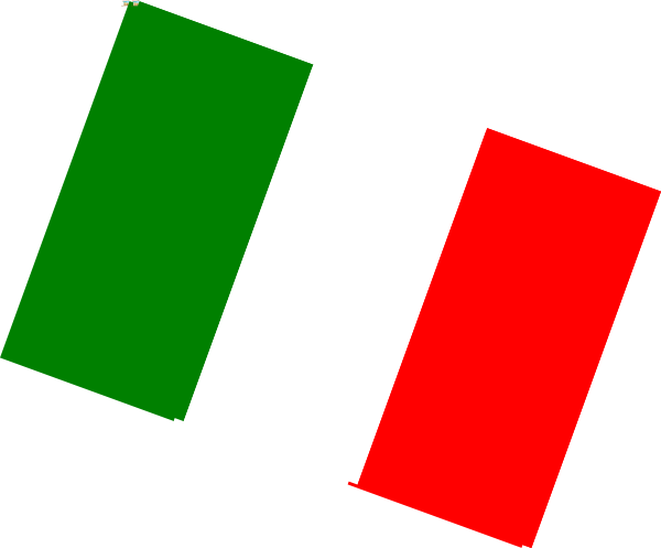 Italian Flag Clipart Png (600x497)