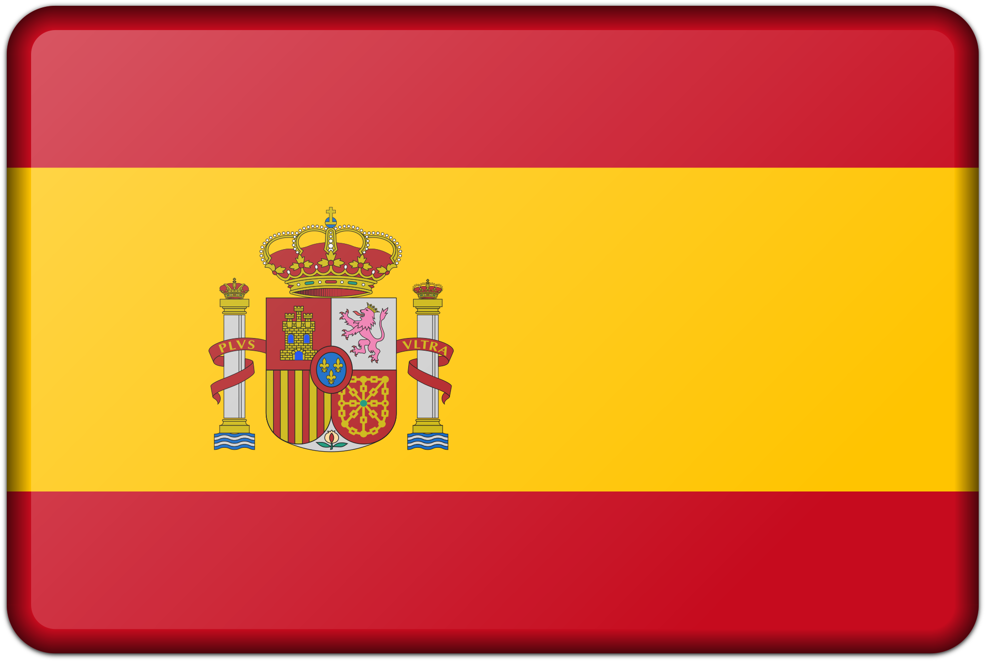 Clipart Spain Flag - Spain Flag (2400x1600)