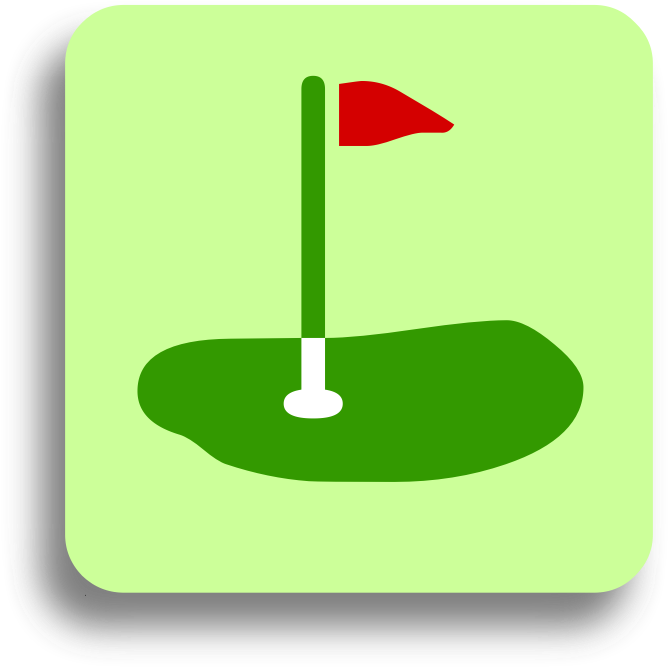 Clipart - Golfcourse - Golf Course (800x800)