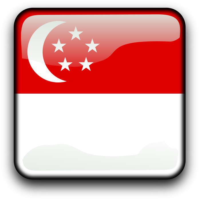 Singapore Clipart Singapore Flag - Bendera Indonesia Vector (900x900)