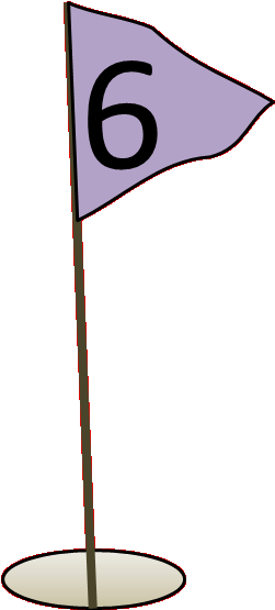 Hole - Golf Hole Flag 6 (271x576)
