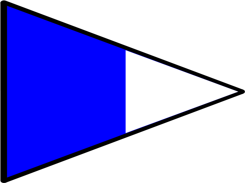 International Maritime Signal Flag Repeat Clip Art - Substitute Flag International Code Of Signals (984x750)