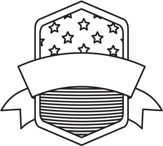 Isolated American Flag In A Frame - Flag (550x550)