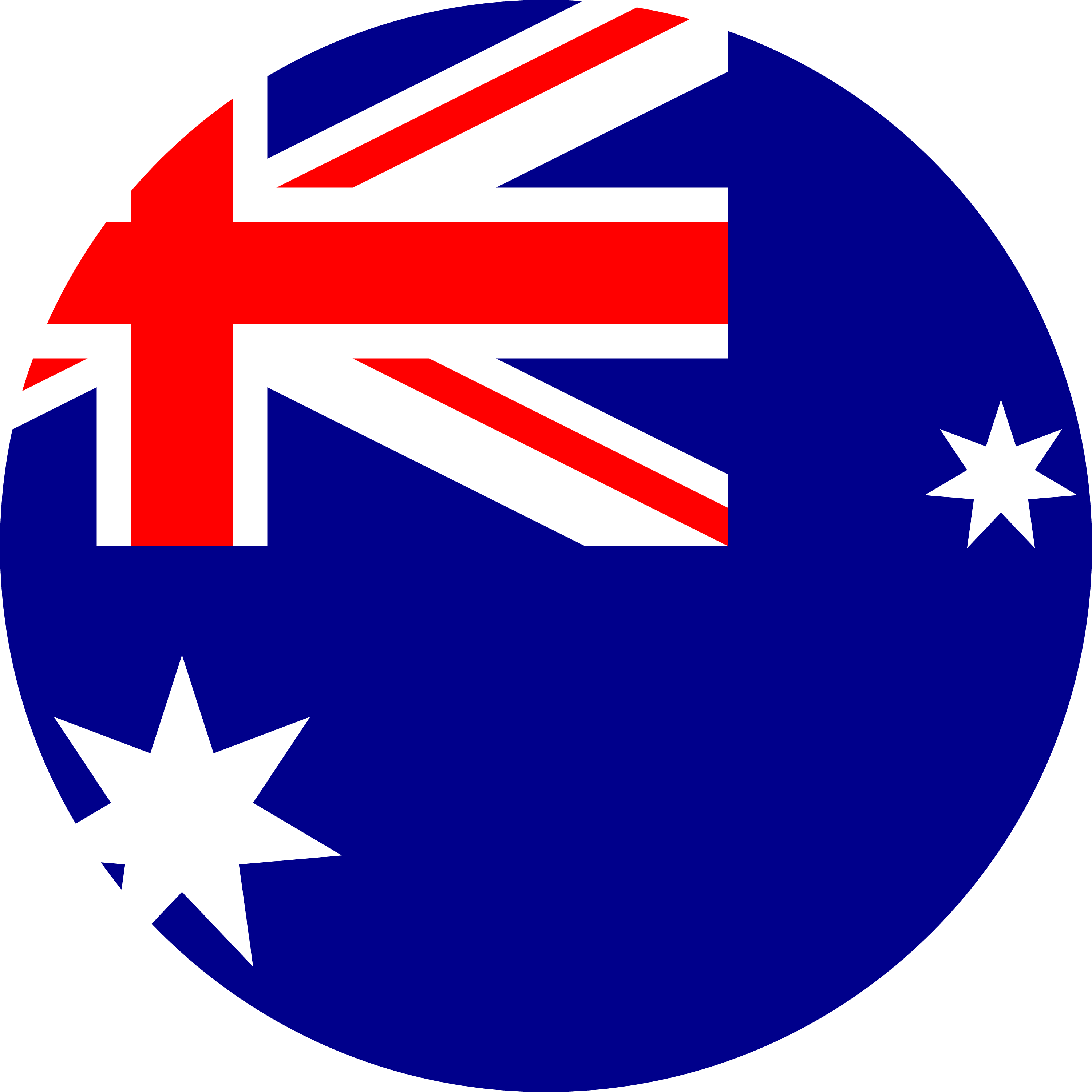 Australia Flag Round Png - Australia Flag Png (3000x3000)