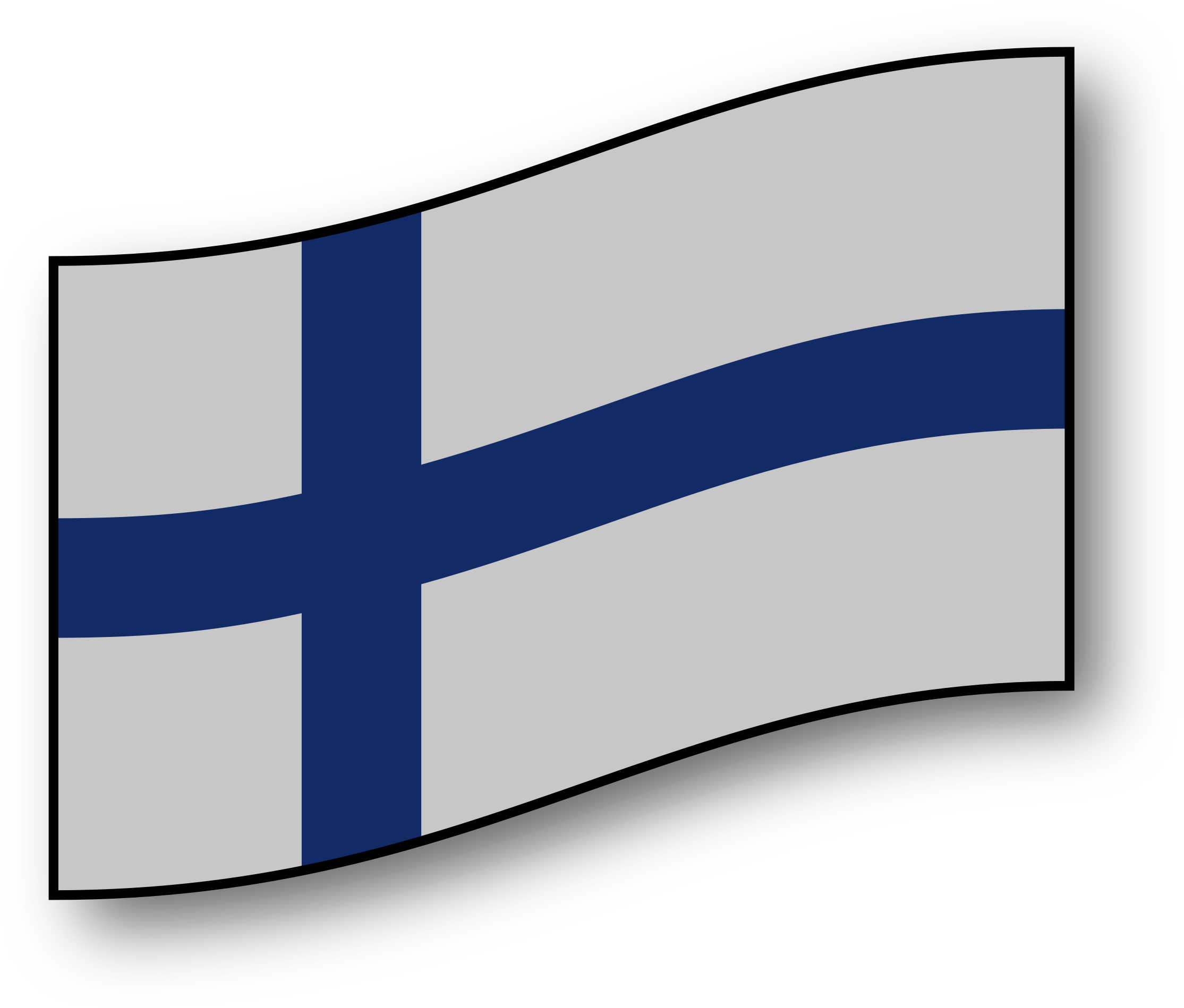 Флаг финляндии рисунок