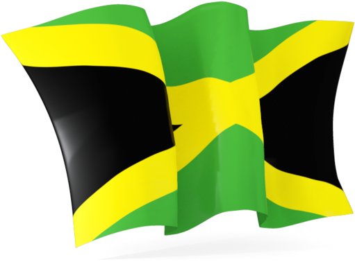 Jamaican Flag Clipart Transparent - Jamaica Flag Transparent Background (640x480)