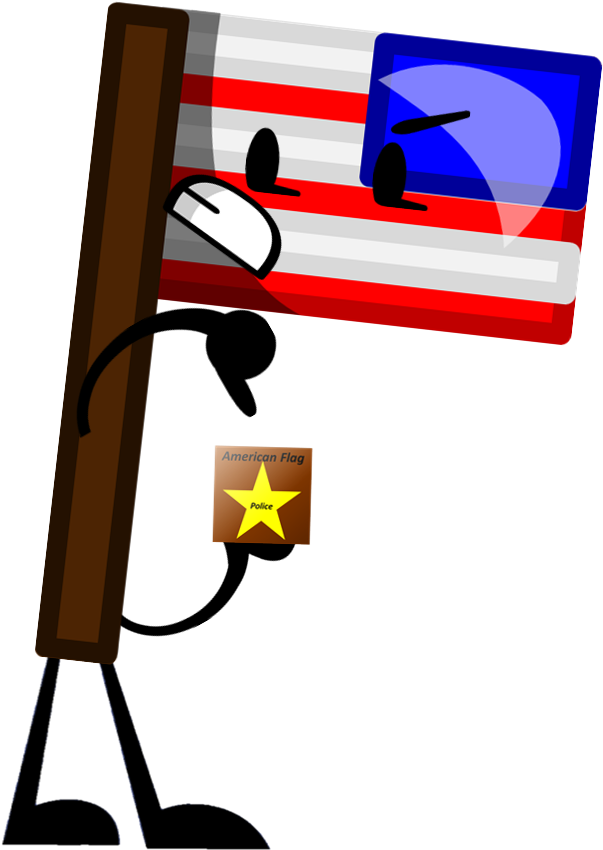 American Flag Pose By Animatorofawesomenes - Flag Of The United States (642x872)