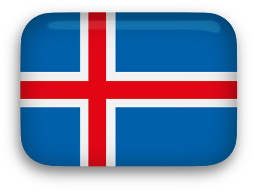American Flag With Transparent Clipart - Iceland Flag Transparent Background (502x379)
