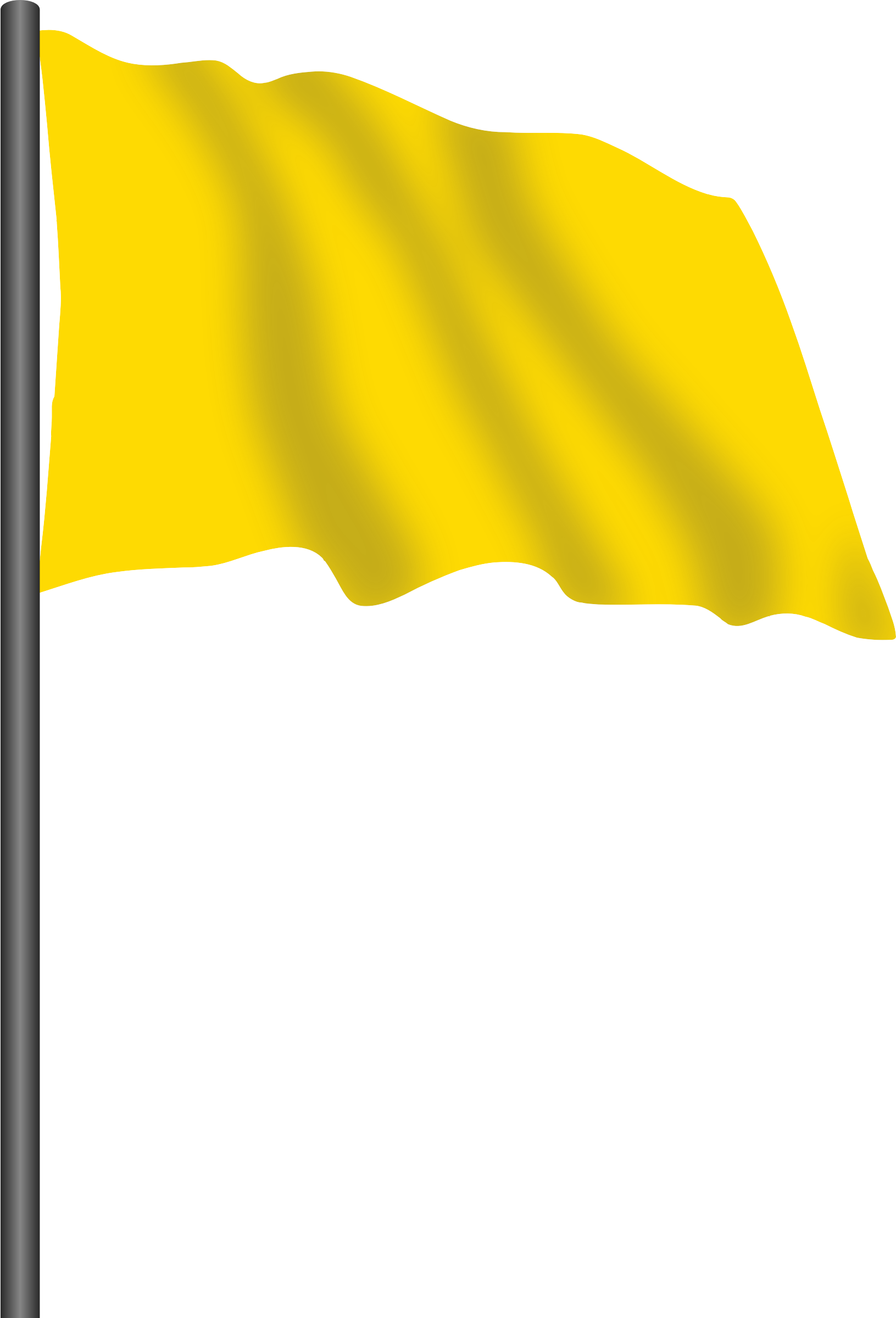 This Free Icons Png Design Of Motor Racing Flag - Yellow Flag Clipart (1631x2400)