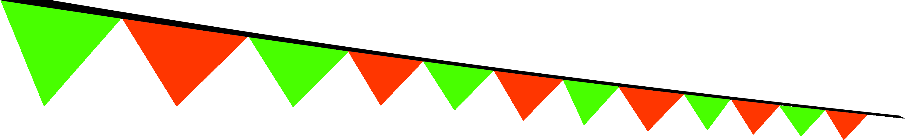 Vercons Supermarket - Banderitas Png Hd (2973x571)