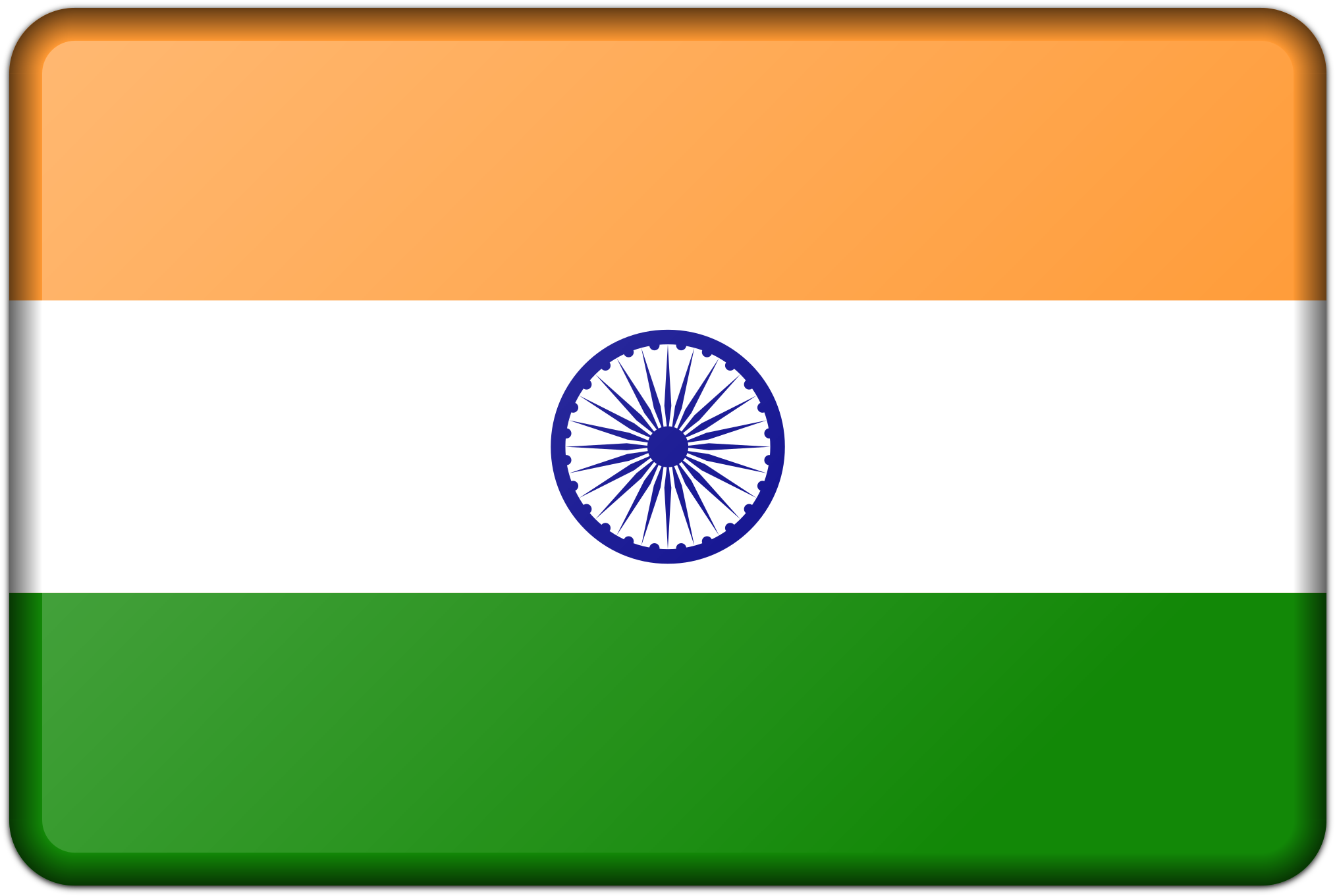 India Flag - Indian Flag Icon Png (2400x1600)