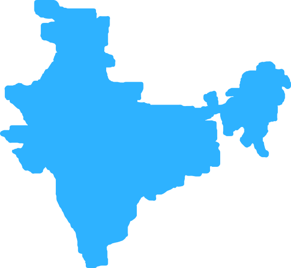 India Svg Clip Arts 600 X 551 Px - Map (600x551)