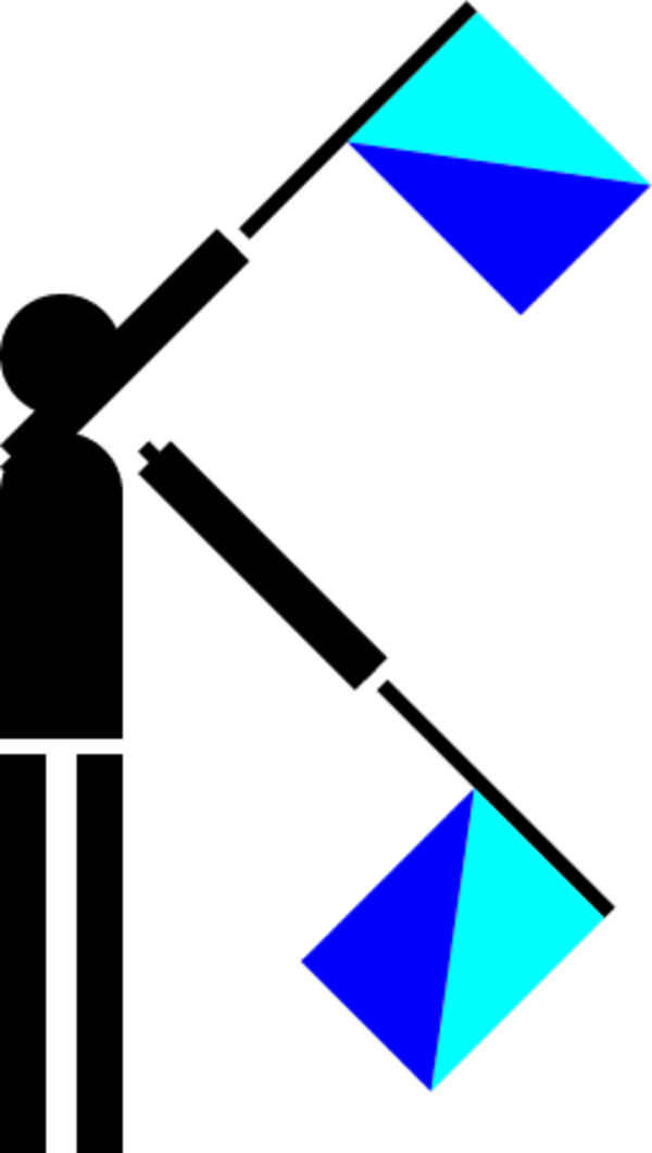 Flag Semaphore International Maritime Signal Flags - Flag Semaphore International Maritime Signal Flags (600x1061)