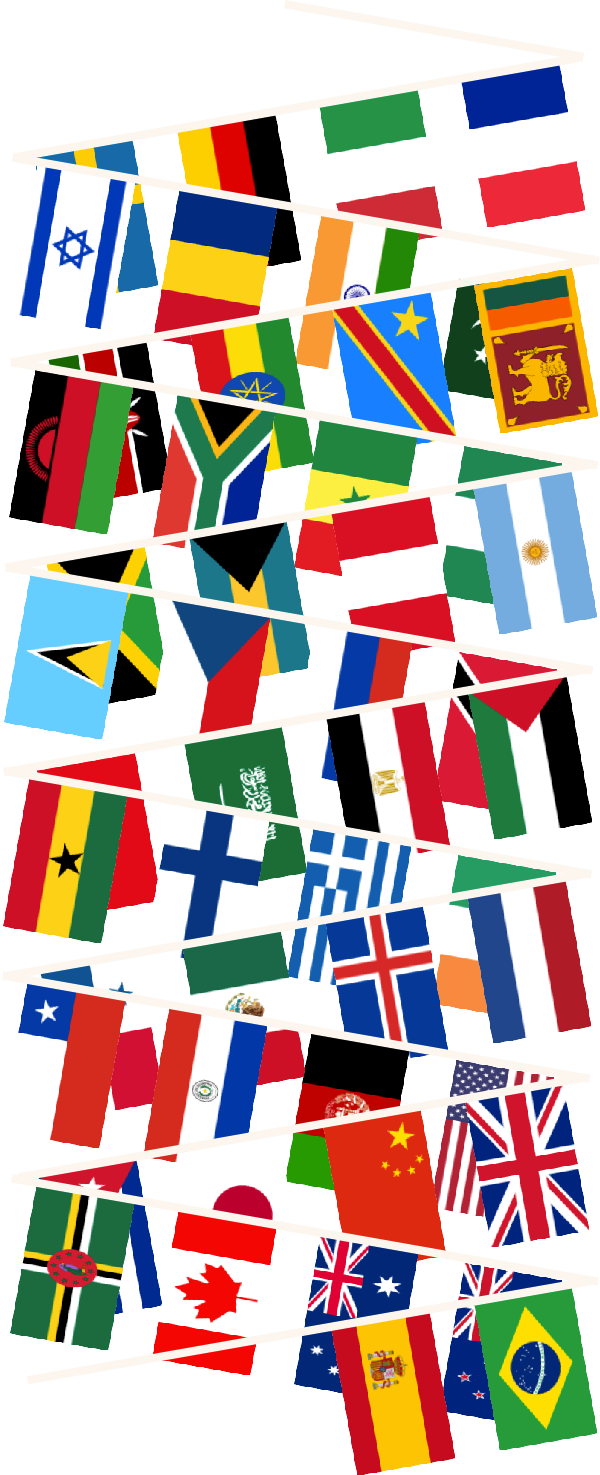 World Multi Nation Bunting - Google Translate (600x1475)