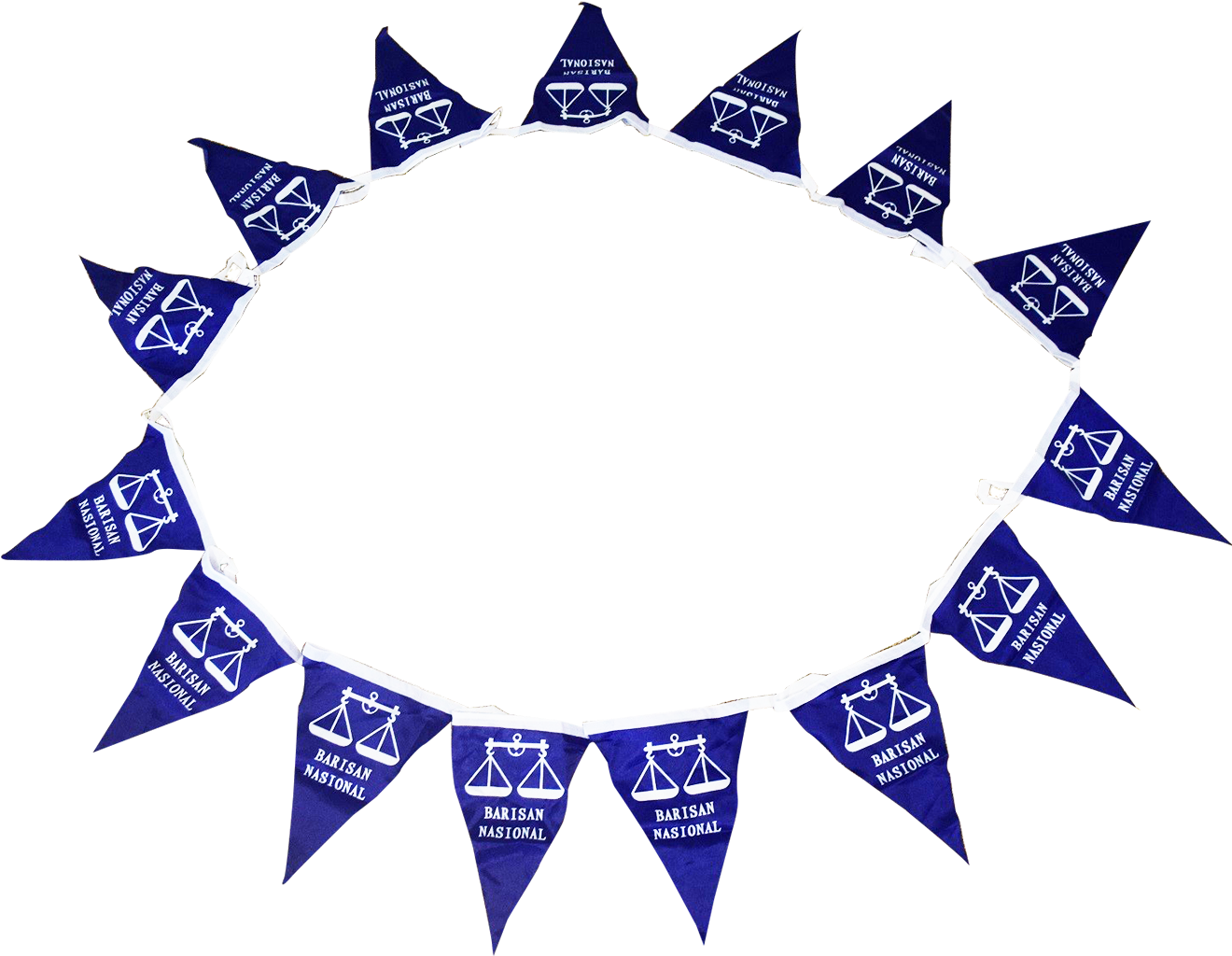 Barisan Nasional Bunting Flag - London Eye Black And White Cartoon (1333x1333)