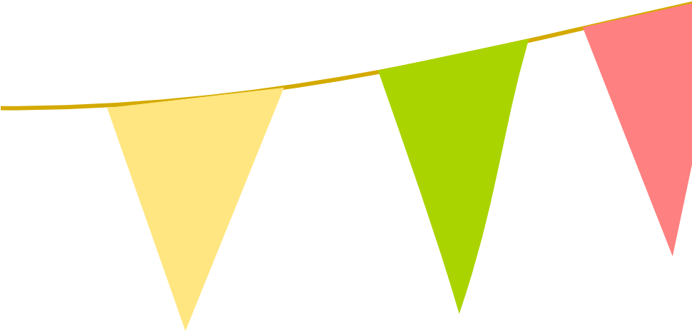 Bunting Banner Desktop Wallpaper Clip Art - Wimpel Clipart (969x509)