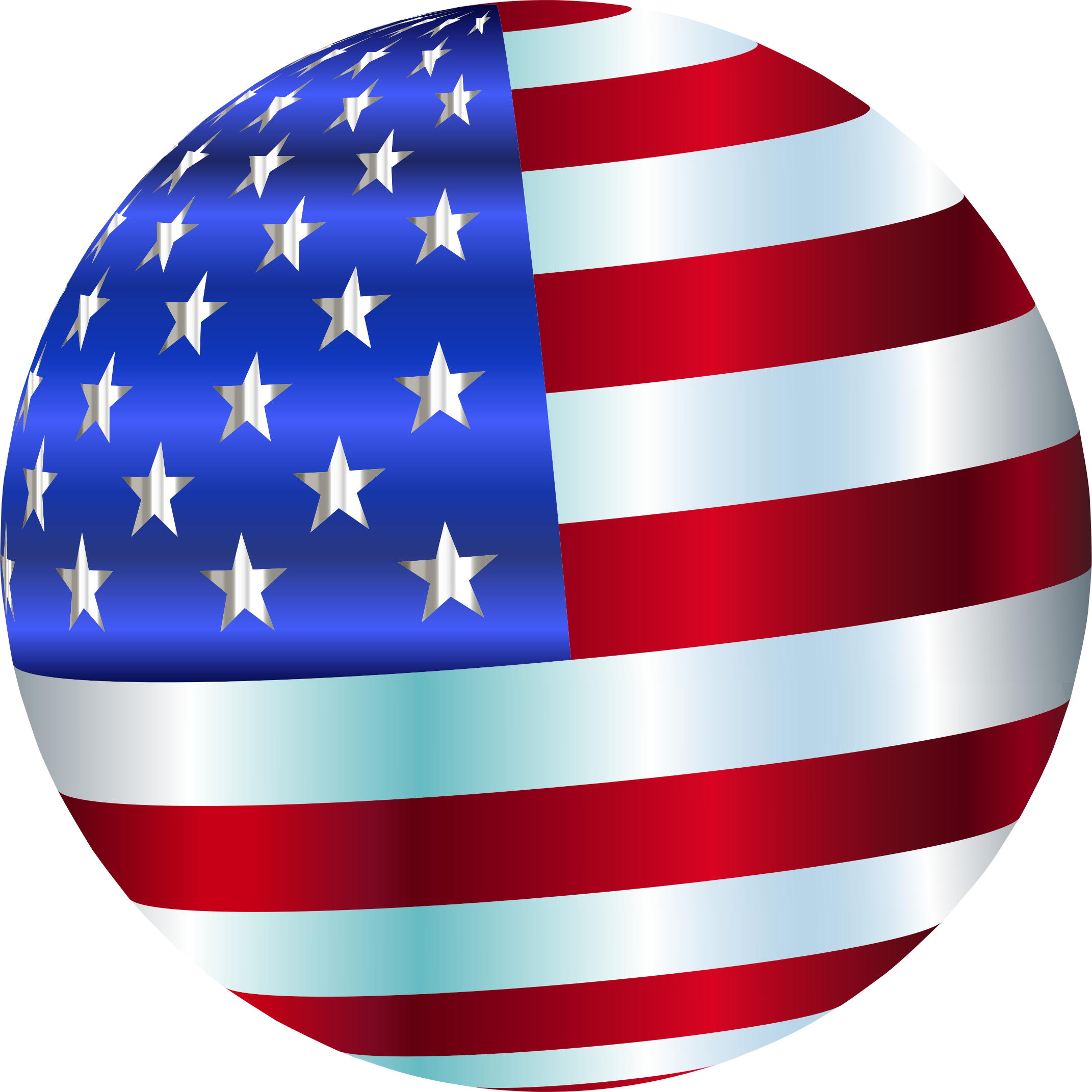 Big Image - Usa Flag Sphere (2142x2142)