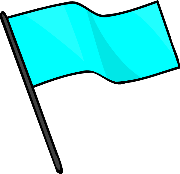 Light Blue Flag - Light Blue Flag Png (600x580)