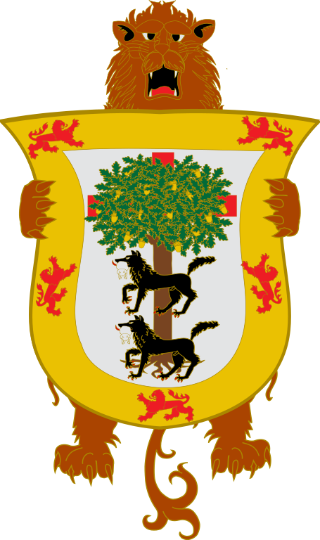 While It Is Commonly Said That Arana Was Inspired By - Senorio De Oca Escudo (455x768)