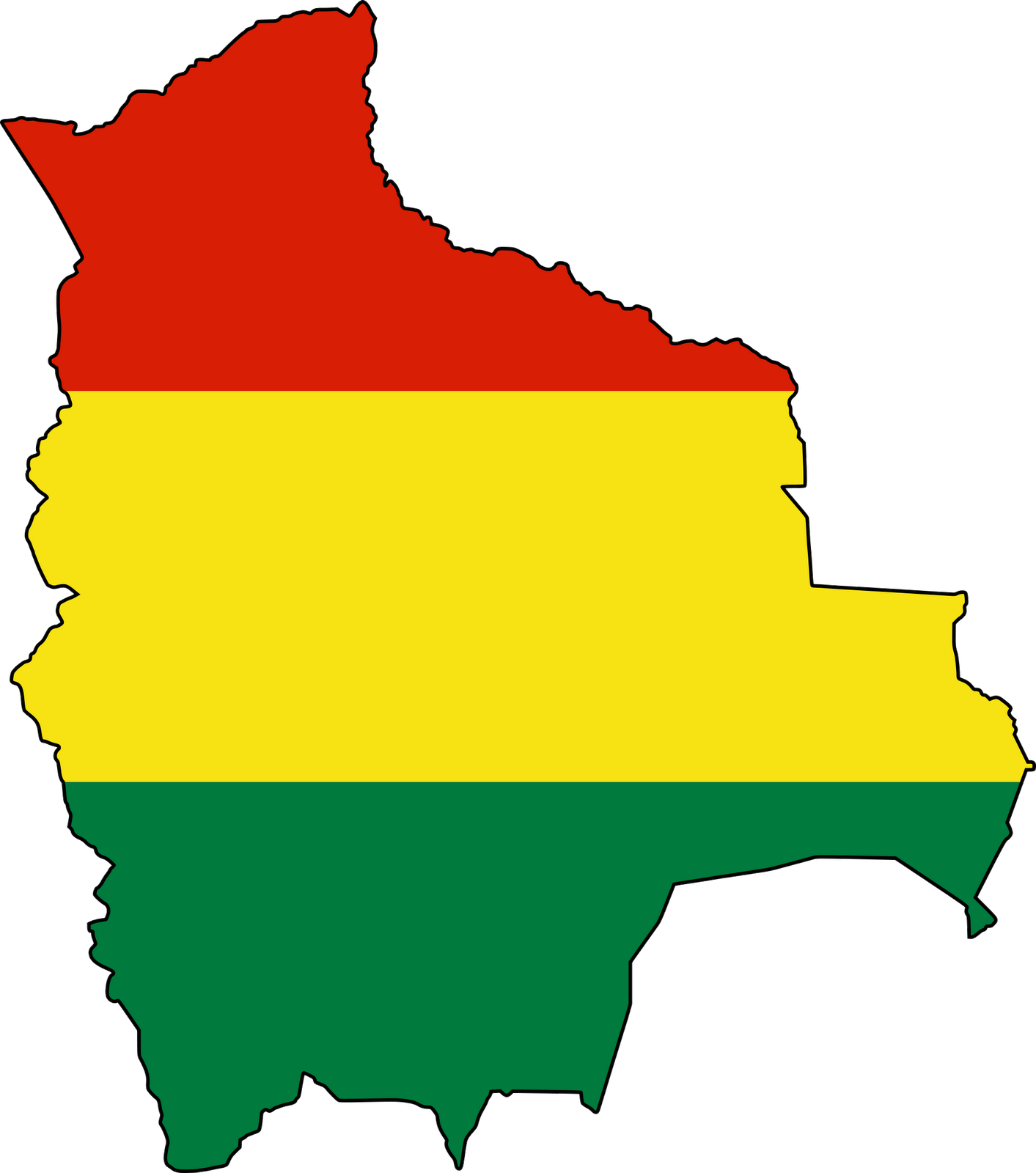 Bolivia Flag Icon - Bolivia Flag Map (1413x1600)