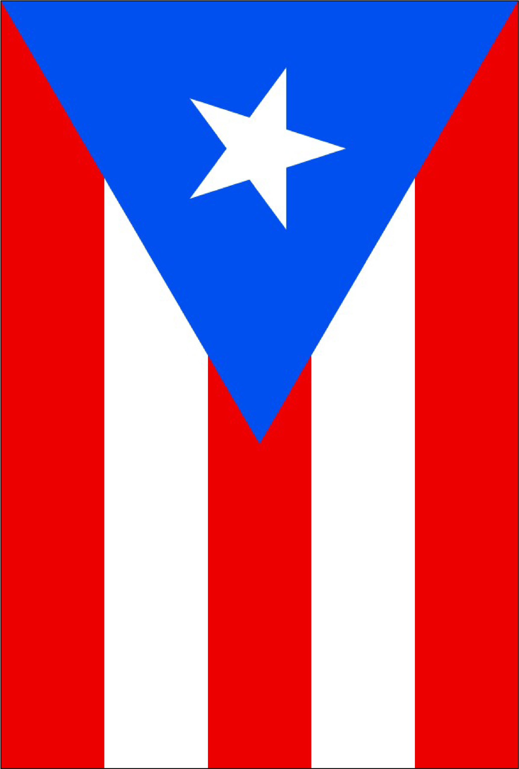 Puerto Rico Flag - Puerto Rico Flag (2480x3508)