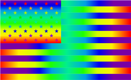 Free Rainbow Usa - Orange (566x800)