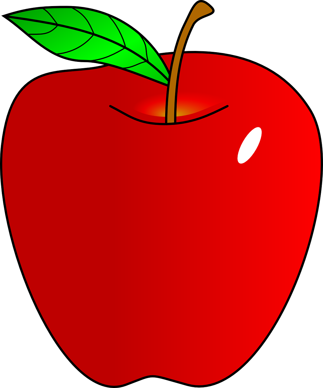 Apple Food Clipart - Apple Clipart No Background (655x787)