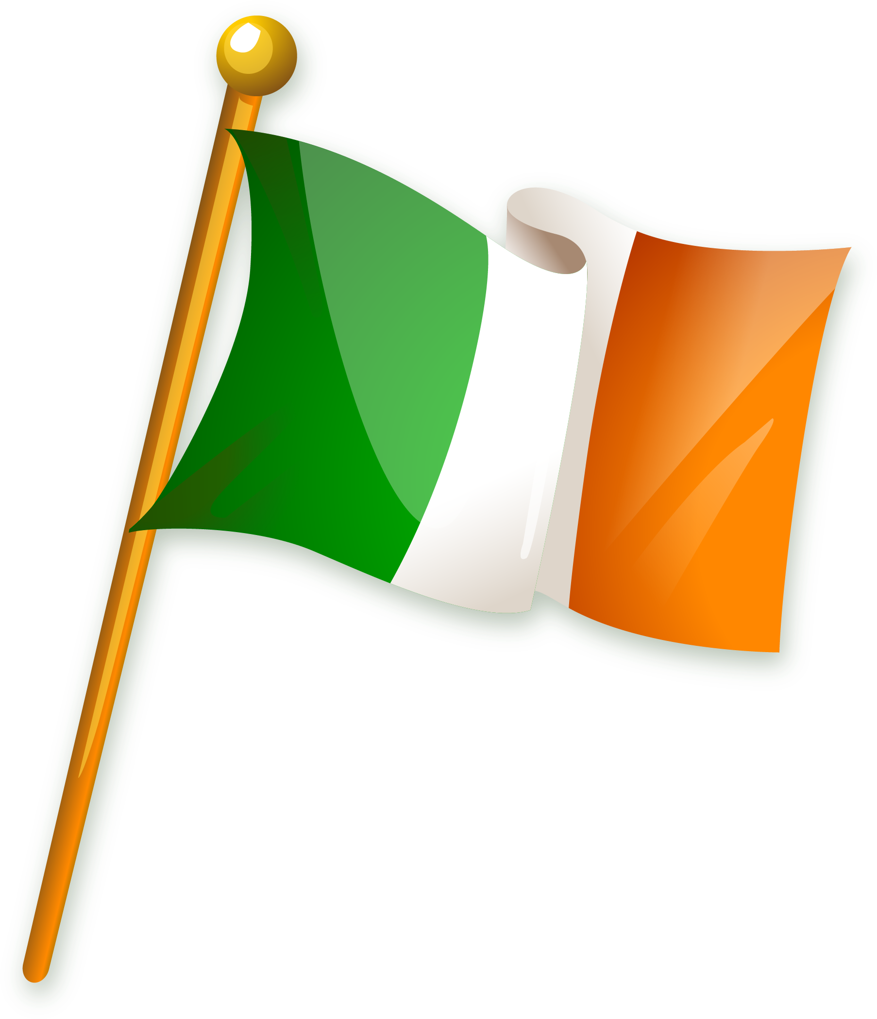 Flag Of Ireland - Flag Of Ireland (1848x2132)