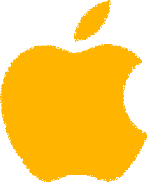 Apple Logo Png - Orange Apple Logo Png (626x626)