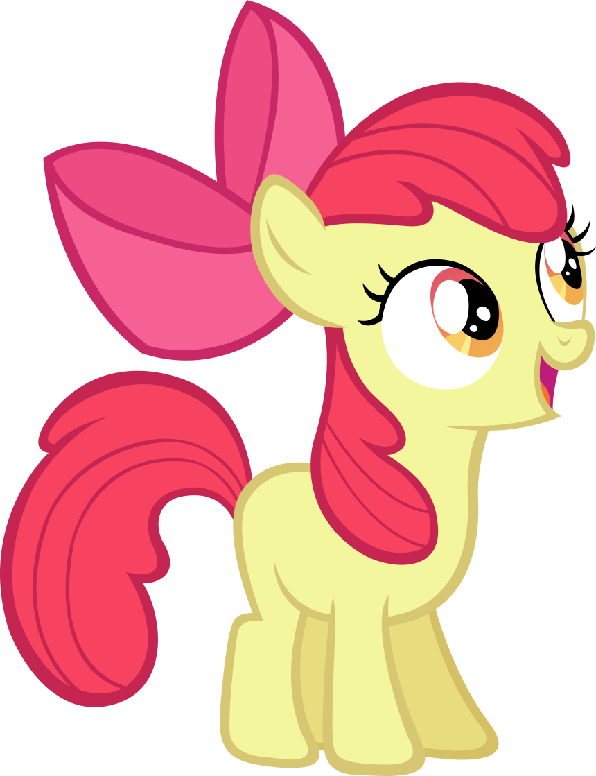 My Little Pony Clipart Apple Bloom - My Little Pony Apple Bloom (860x1119)