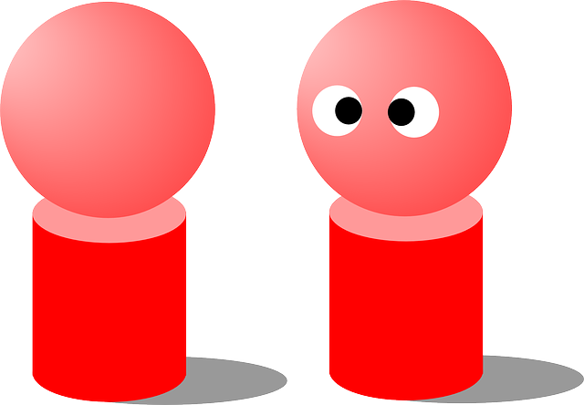 Head, Eyes, Red, Two, Symbol, People, Figure, Hat, - Clip Art (640x444)